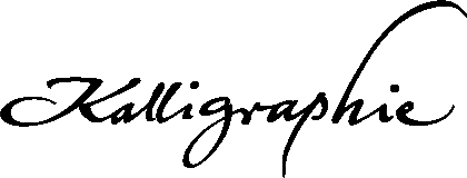 Kalligraphie, Calligraphy, Kalligrafie, Calligraphie