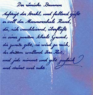 C.F.Meyer "Der römische Brunnen"