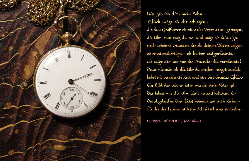Uhr aus dem Buch "Zeit"