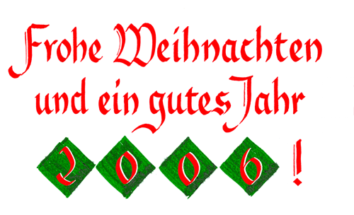 Frohe Weihnachten! (Merry Xmas)